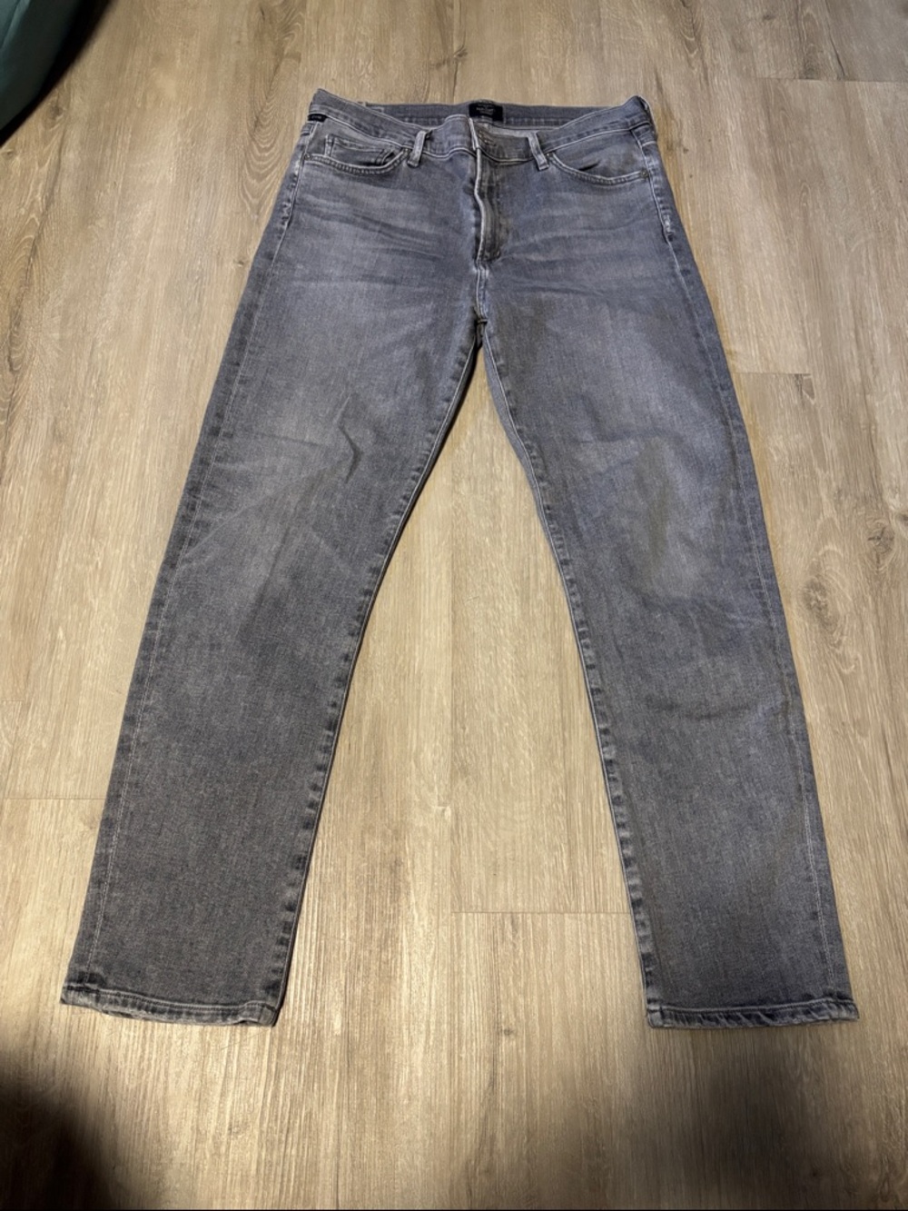 Citizens Of Humanity Grey Straight-Leg Jeans
